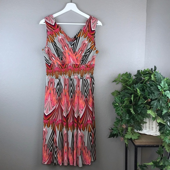 Rabbit Rabbit Rabbit Designs Abstract Print Dress Size 10 - Picture 1 of 6